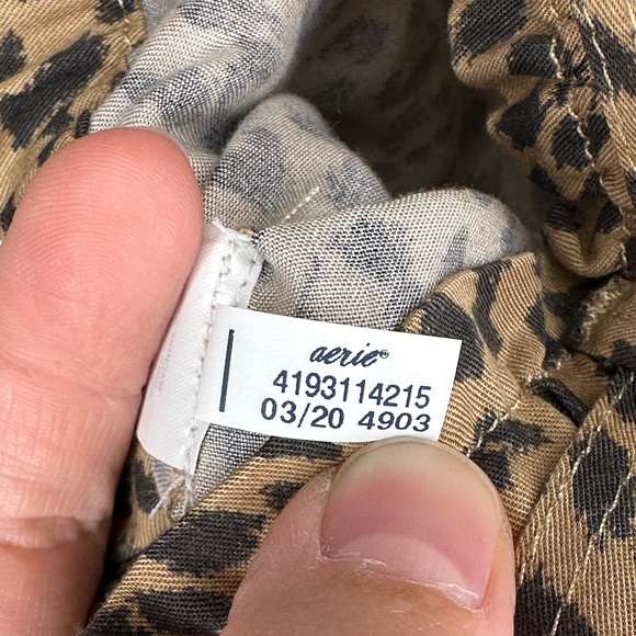 Aerie Lyocell Camp Leopard/Cheetah Print Women's Shorts Medium - Picture 10 of 12